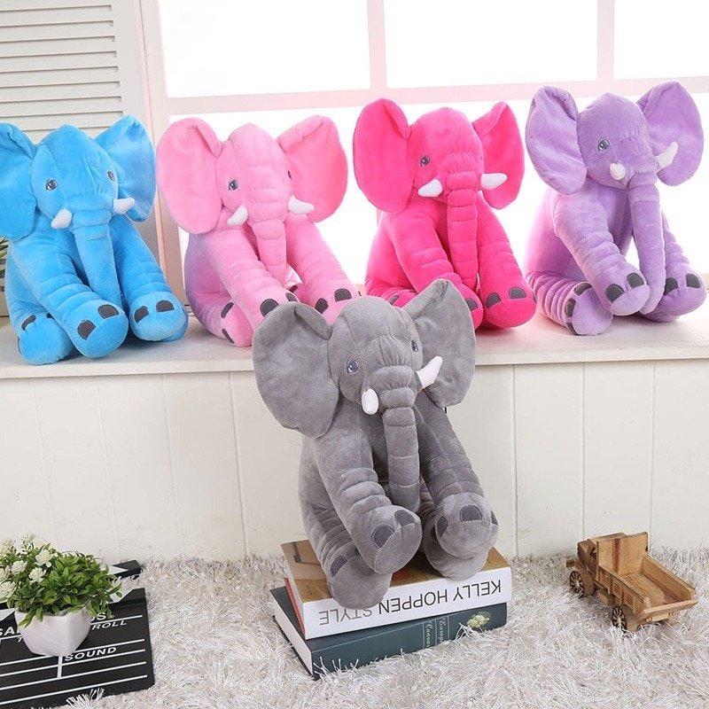H9b23d38588d345bab76126de72c625cdA.jpg Elephant Plush Pillow stuffed animal for kids