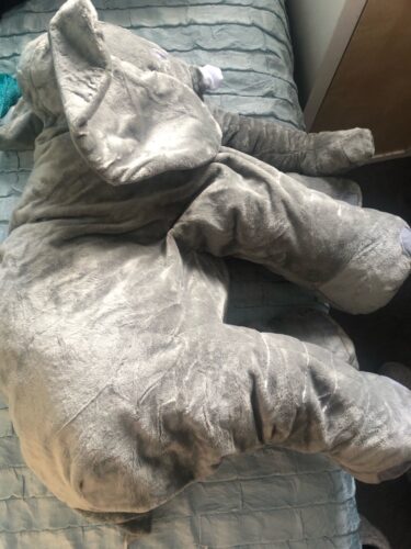 Giant Elephant Stuffed Animal - Big Plush Pillow photo review