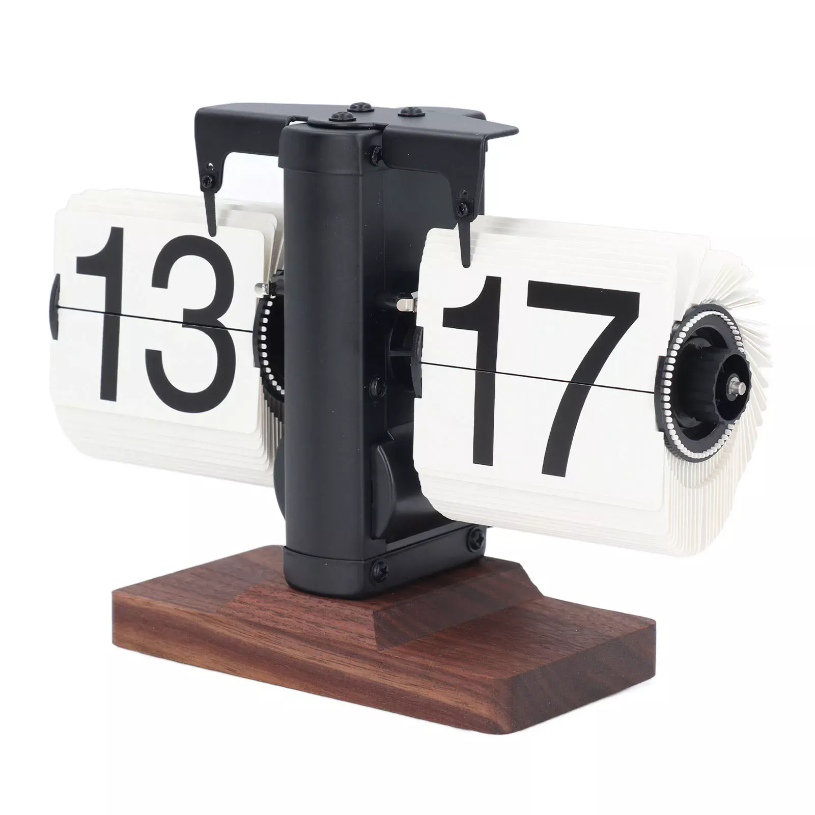 retro flip clock with large flip clock numbers